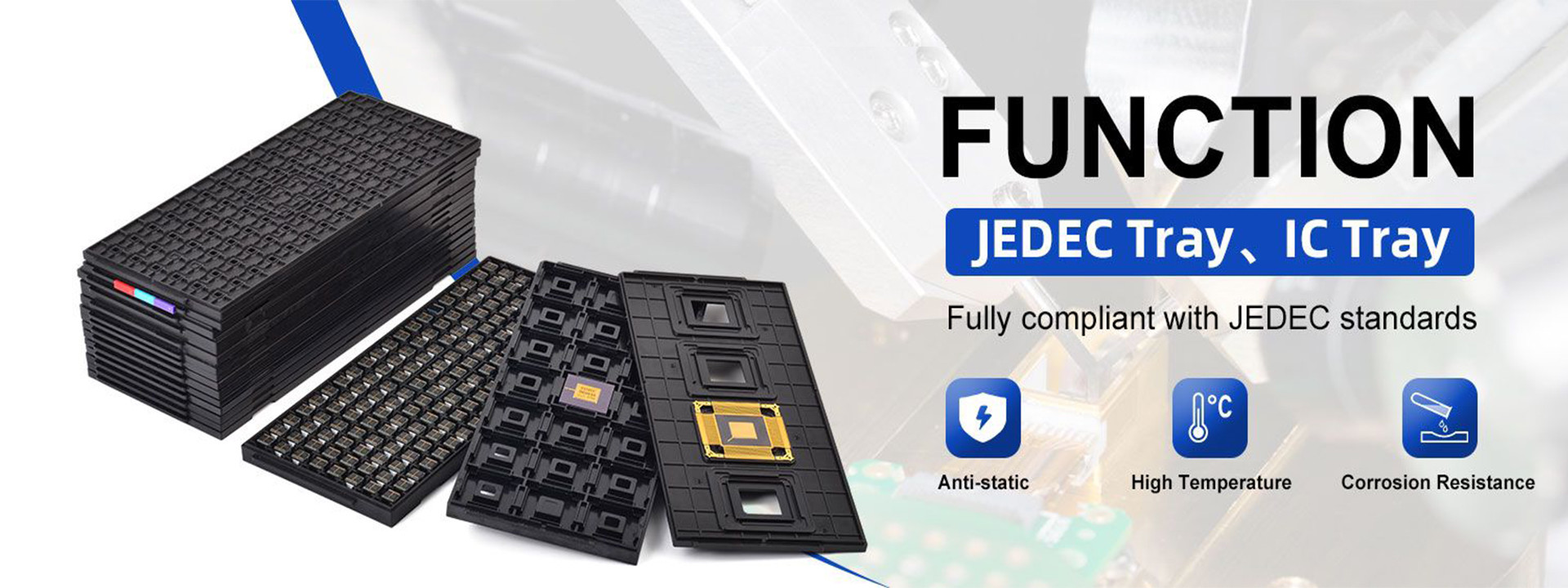 QUALITÀ Vassoi di JEDEC IC Fabbrica