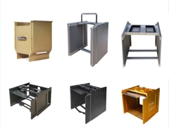 Cesto di fiori di metallo Wafer da 6 pollici pulizia Wafer di silicio Carrier Cassetta di imballaggio Cesto di prova