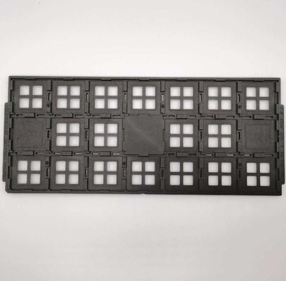 Vassoi neri di plastica della matrice dello SGS ESD Jedec per i prodotti elettronici