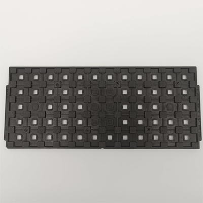 comprare Vassoio su misura della matrice del nero di JEDEC MPPO ESD per l'apparecchio elettronico online manufacture