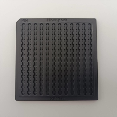 comprare Pacchetto della cialda del quadrato nero dello stampaggio ad iniezione che carica IC Chip Tray 168PCS online manufacture