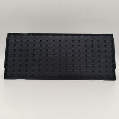 comprare JEDEC Design Tray Pocket Size 11.93*16.5*4.34mm per dispositivo MEMS in MPPO/PPE/ABS/PEI/IDP online manufacture