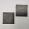 Anti IC Chip Tray High Temperature Resistance For zaffiro di carico statico nero di ESD