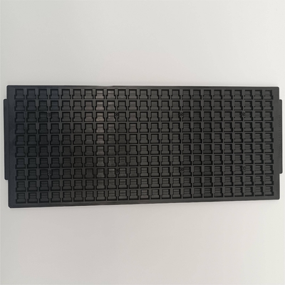 Un buon prezzo. Vassoi neri di plastica Eco della matrice di iso 9001 amichevole per la componente di IC in linea