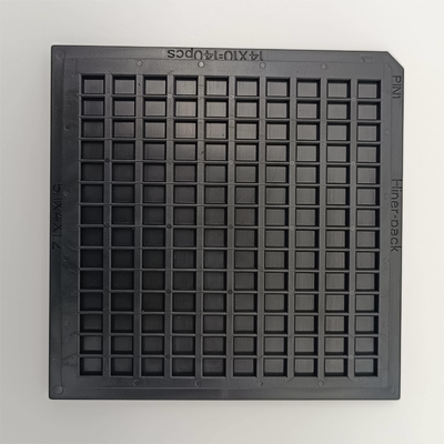 Un buon prezzo. Chip a 4 pollici neri di Tray Suitable For Micro IC del pacchetto della cialda dell'ABS in linea