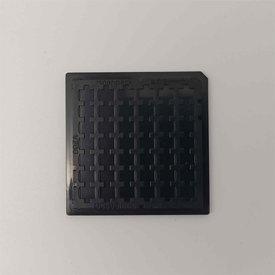 Un buon prezzo. Pacchetto accatastabile di plastica nero Chip Tray Ultra Clean della cialda di ESD in linea