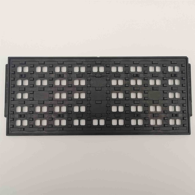 Un buon prezzo. Vassoio JEDEC DPI ESD nero personalizzato per componenti elettronici in linea