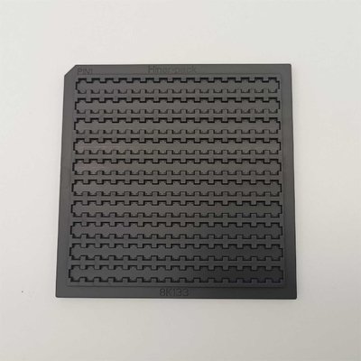 Un buon prezzo. Confezione di waffle in plastica nera da 4 pollici per stampaggio ad iniezione di chip IC 150PCS in linea
