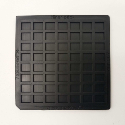 Un buon prezzo. Matrice a 2 pollici materiale di Chip Trays 7x8 56PCS del pacchetto della cialda del PC nero in linea