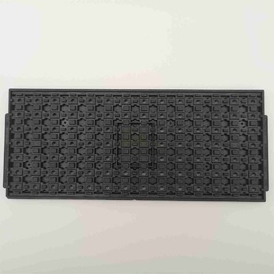 Un buon prezzo. Norma di iso 9001 di Tray With della matrice del nero JEDEC di rettangolo della SEDE POTENZIALE DI ESPLOSIONE in linea
