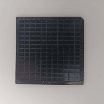 Un buon prezzo. Stoccaggio a 2 pollici antipolvere nero di Chip Tray For IC del pacchetto della cialda in linea