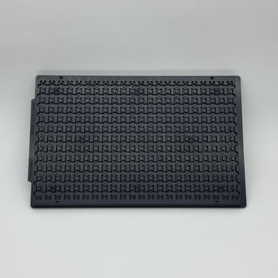 Un buon prezzo. Vassoio per chip personalizzato con una tasca di dimensioni 8,2*9,2*2,8 mm, adatto per l'industria dei semiconduttori in linea