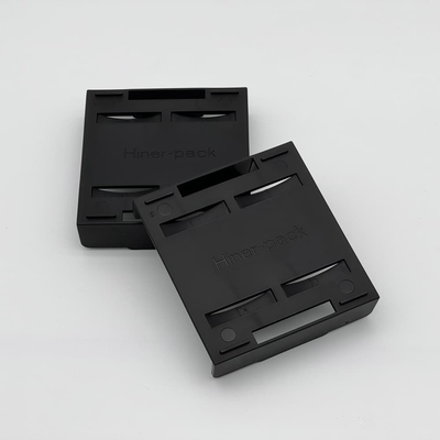Un buon prezzo. 4 pollici ESD Black PP Waffle Pack Clip 5 + 1 in linea