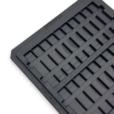 Un buon prezzo. Precisione stampato PC conduttivo Waffle Pack chip tray per semiconduttore Die Storage in linea