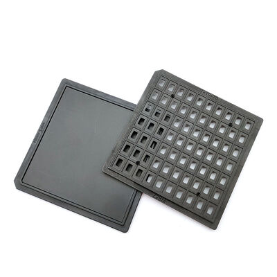 Un buon prezzo. ABS Standard Waffle Pack Chip Trays Resistenza alle alte temperature per piccoli componenti in linea