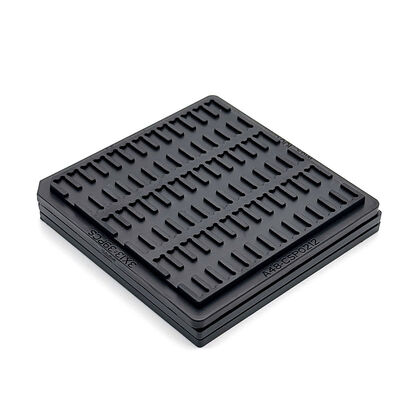 Un buon prezzo. Confezioni di chip per waffle a sicurezza ESD riutilizzabili con dimensioni di cavità personalizzabili per la protezione degli IC semiconduttori in linea