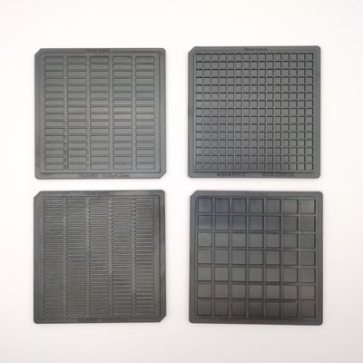 Un buon prezzo. Il pacchetto riutilizzabile su misura Chip Trays MPPO della cialda per il wafer muore in linea