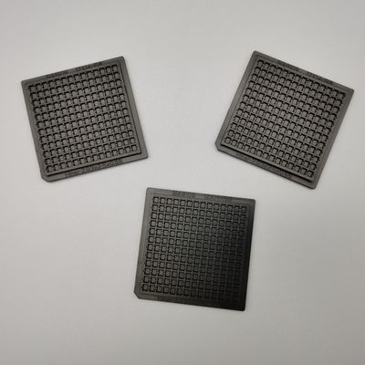 Un buon prezzo. 2 pollici quadrati portabile nero di plastica IC chip tray per dispositivi IC in linea