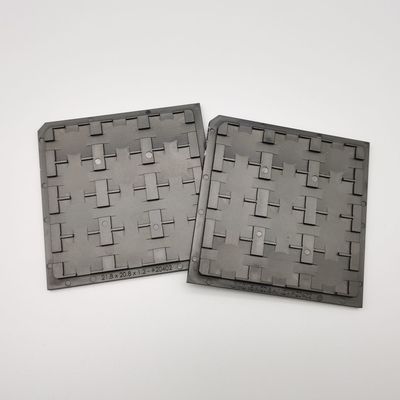 Un buon prezzo. Vassoio ad alta temperatura di plastica nero del vassoio ESD 12PCS del pacchetto della cialda in linea