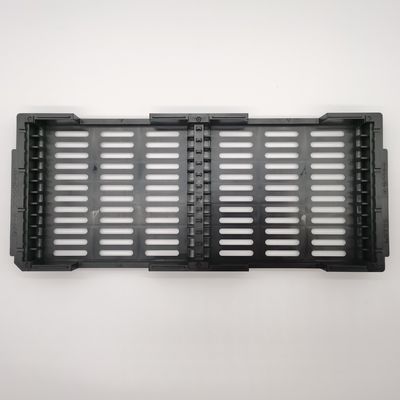 Un buon prezzo. Colore antistatico di trasporto del nero dei vassoi ESD della matrice di plastica del connettore in linea